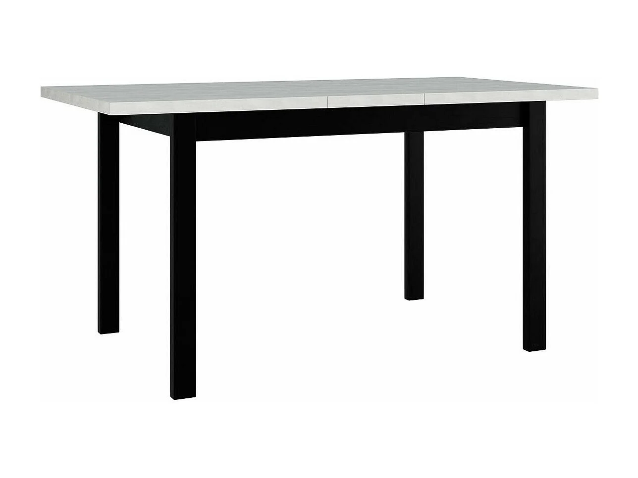 Table Victorville 125, Sonoma chêne|Blanc, 78x80x120cm, Allongement, Stratifié, Bois