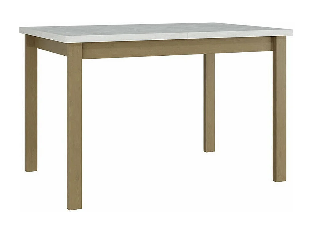 Mesa Victorville 125, Roble Sonoma|Blanco, 78x80x120cm, Alargamiento, Aglomerado laminado