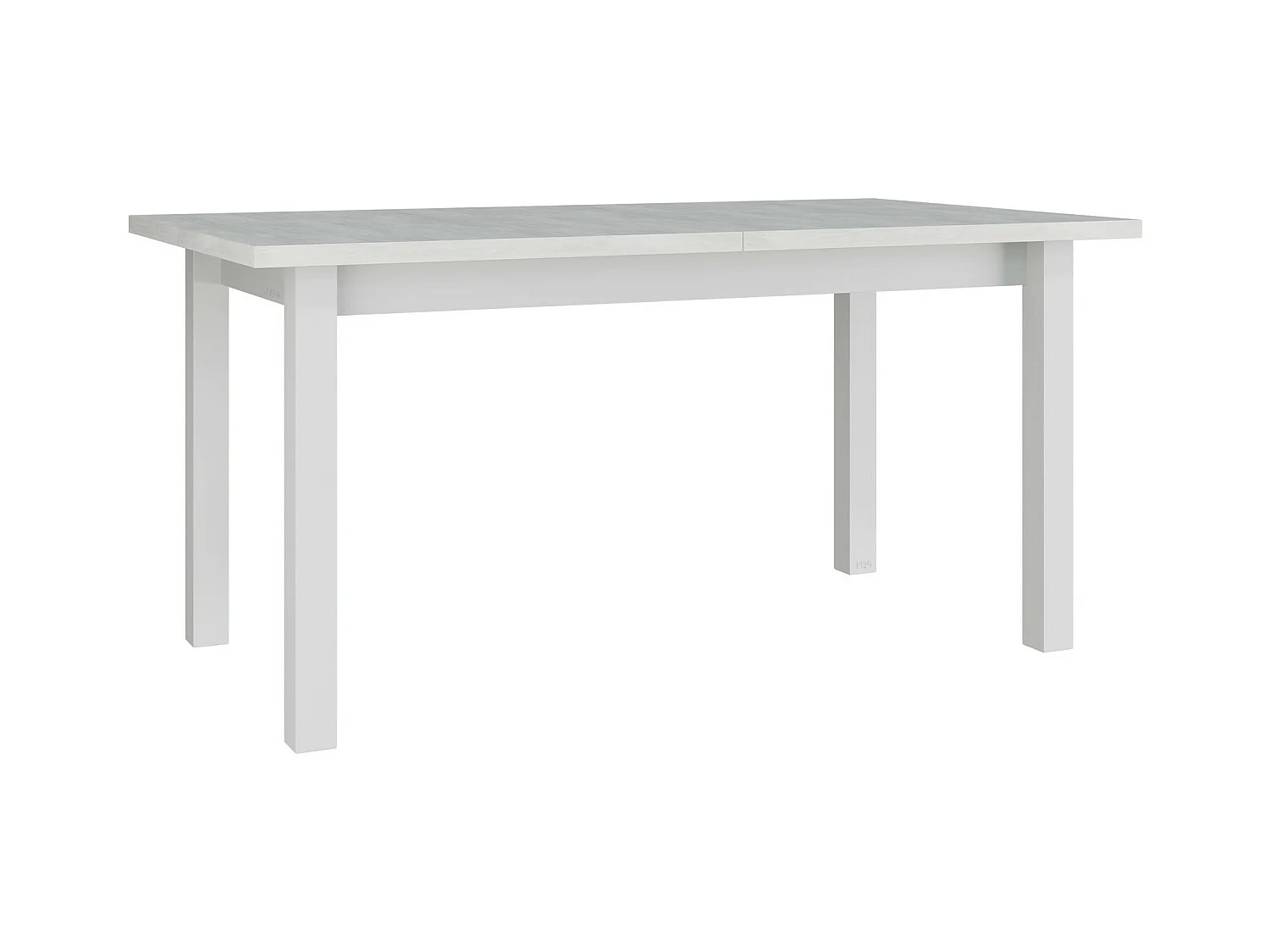 Table Victorville 360, Blanc, 76x90x160cm, Allongement, Stratifié, Bois
