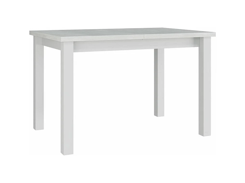 Table Victorville 120, Blanc, 78x80x120cm, Allongement, Stratifié, Bois
