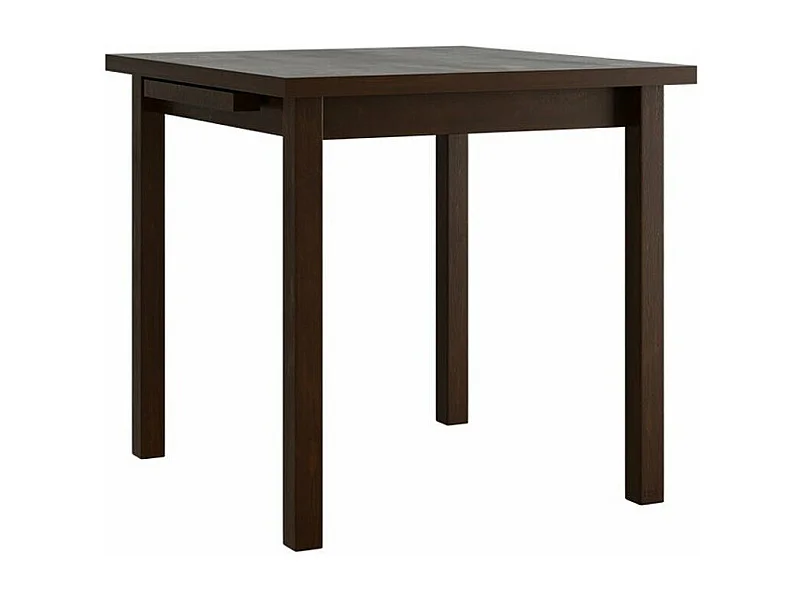Table Victorville 109, Noix, 76x80x80cm, Allongement, Stratifié, Bois