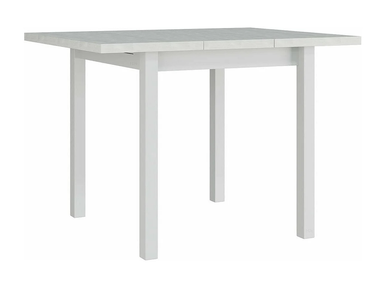Table Victorville 109, Noix, 76x80x80cm, Allongement, Stratifié, Bois