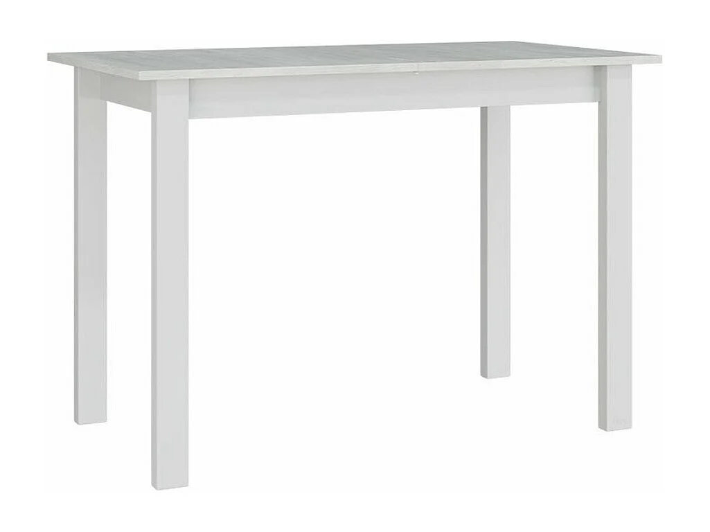 Table Victorville 116, Blanc, 76x60x110cm, Stratifié, Bois
