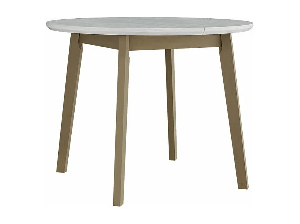 Mesa Victorville 184, Blanco|Roble Sonoma, 75cm, Alargamiento, MDF, Madera