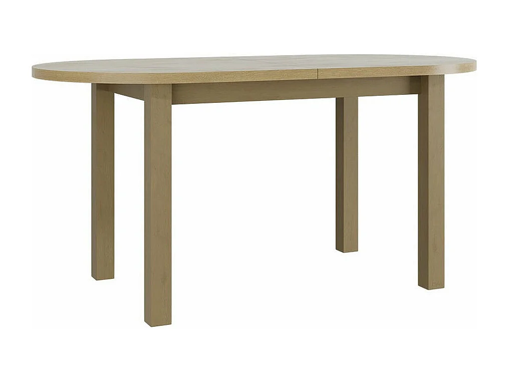 Mesa Victorville 121, Roble Sonoma, 76x80x160cm, Alargamiento, Aglomerado laminado