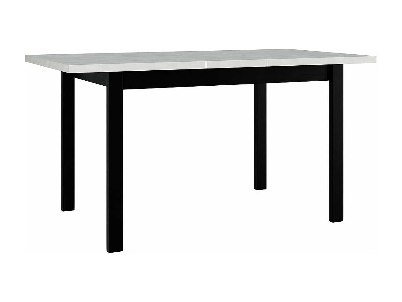 Table Victorville 125, Blanc|Chêne Artisan, 78x80x120cm, Disponible, Stratifié, Bois