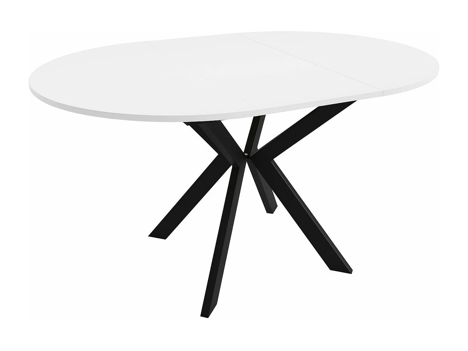 Mesa Oswego 112, Extensível, Placa de aglomerado laminado, Metal