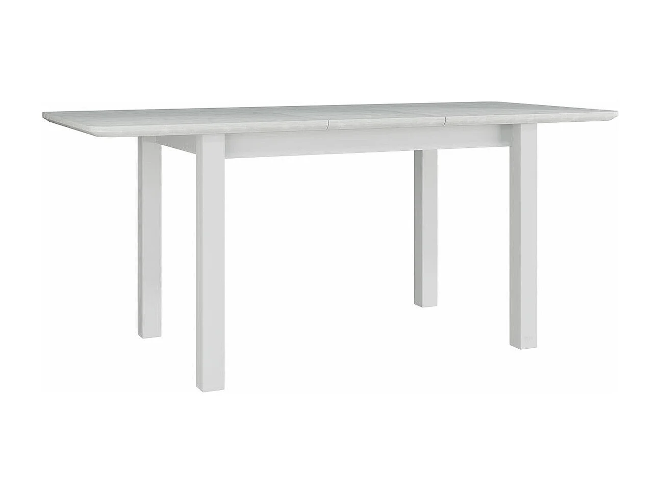Table Victorville 103, Noix, 76x80x140cm, Disponible, Placage de bois naturel, Bois