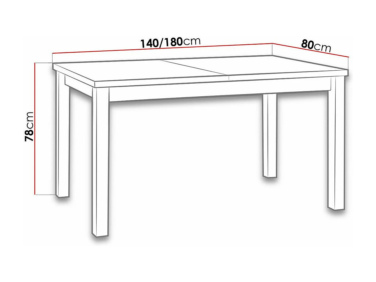 Table Victorville 122, Noix, 78x80x140cm, Disponible, Stratifié, Bois