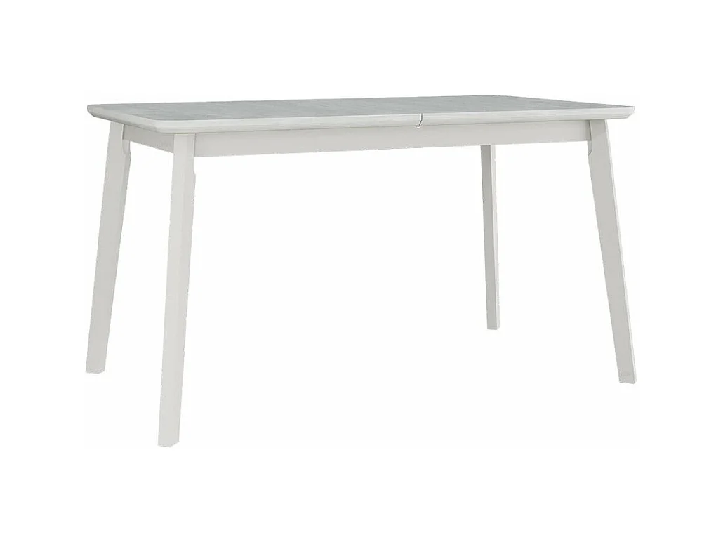 Table Victorville 175, Blanc, 75x80x140cm, Allongement, MDF, Bois
