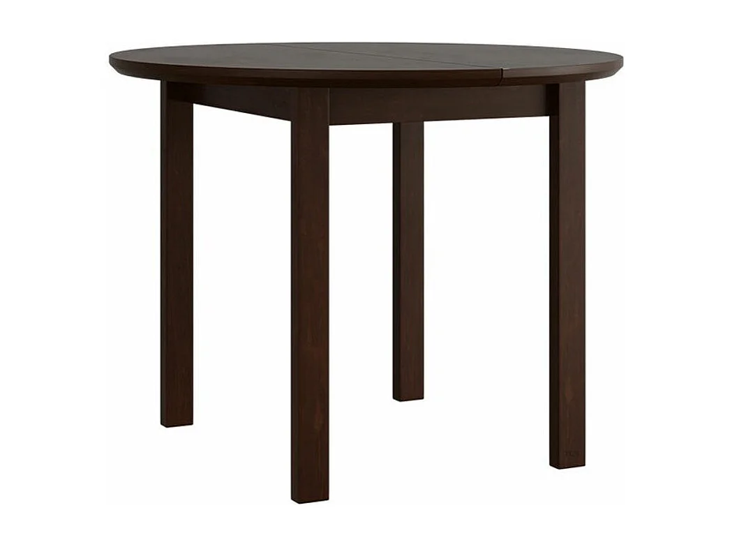 Table Victorville 107, Noix, 76cm, Disponible, Placage de bois naturel, Bois