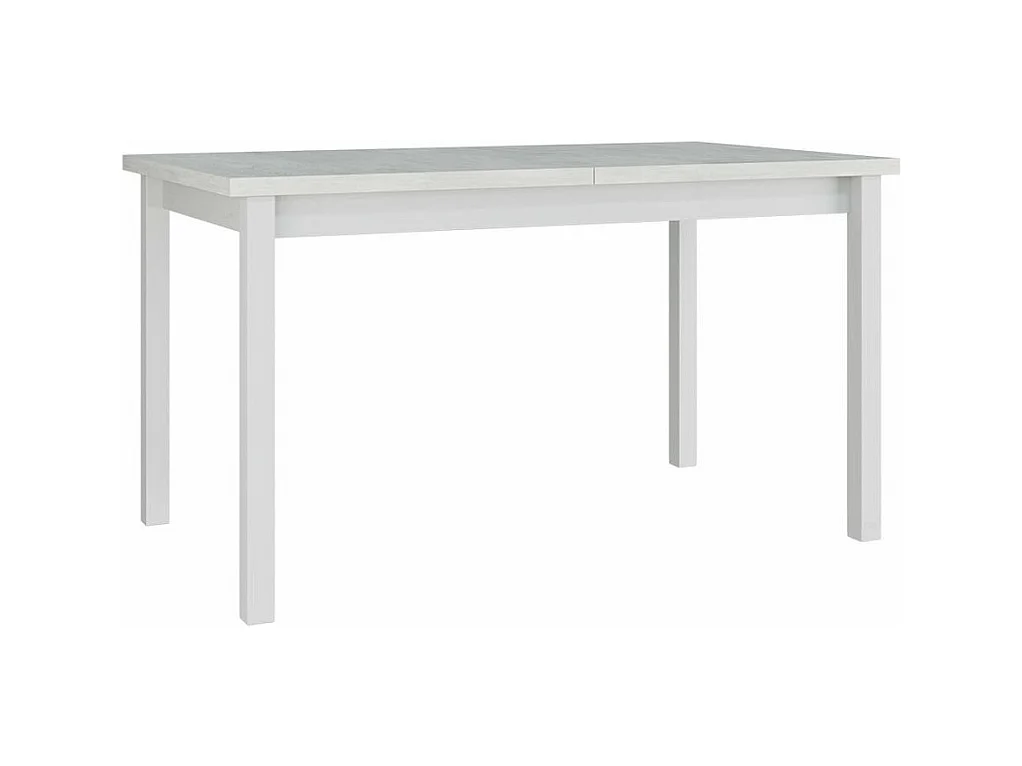 Tavolo Victorville 122, Bianco, 78x80x140cm, Con, Truciolare laminato, Legno