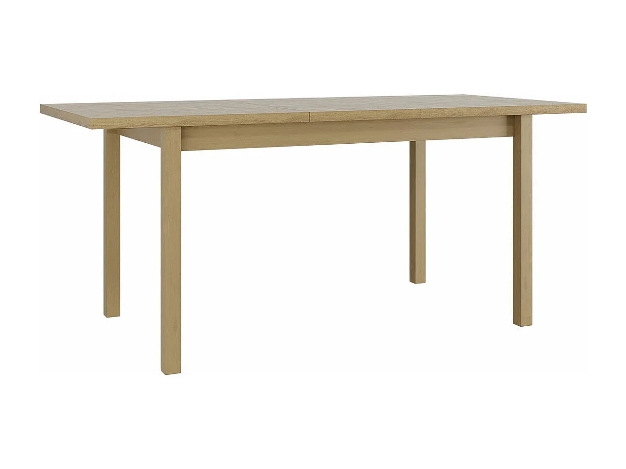 Table Victorville 122, Blanc, 78x80x140cm, Disponible, Stratifié, Bois