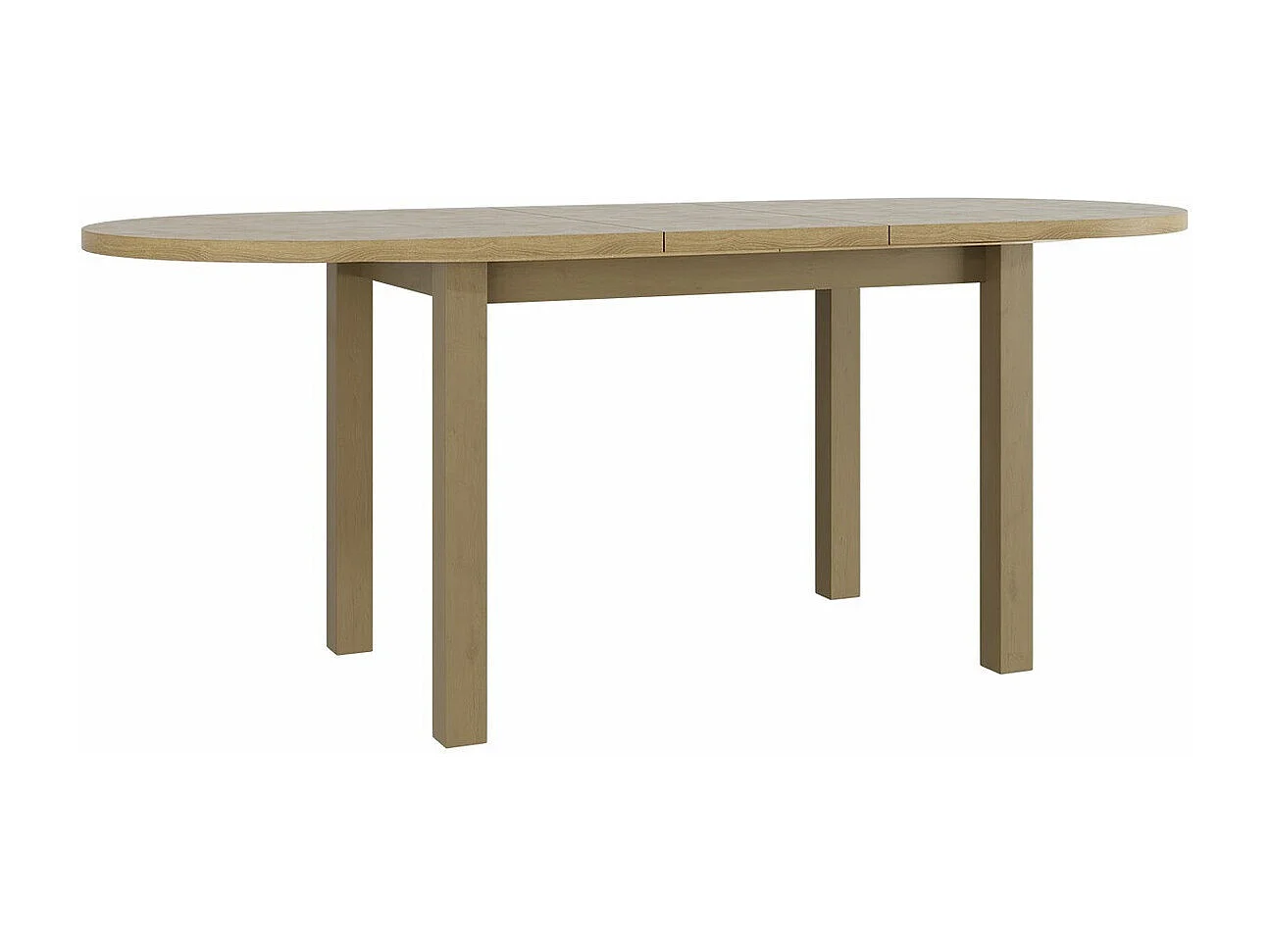 Table Victorville 121, Blanc, 76x80x160cm, Disponible, Stratifié, Bois