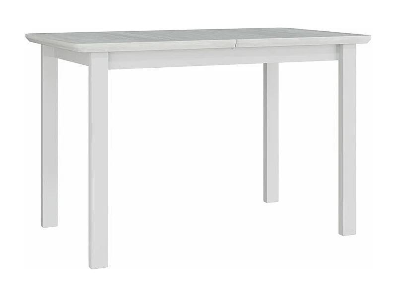Table Victorville 117, Blanc, 76x70x120cm, Disponible, Placage de bois naturel, Bois