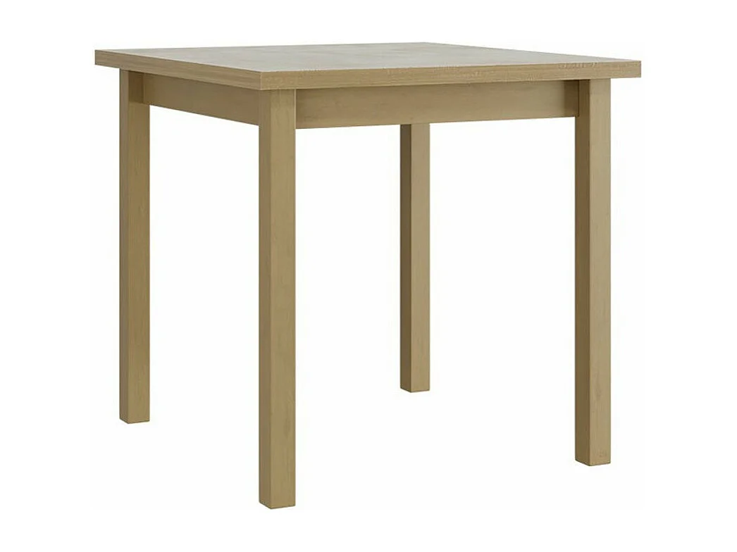 Table Victorville 110, Sonoma chêne, 78x80x80cm, Stratifié, Bois, Partiellement assemblé