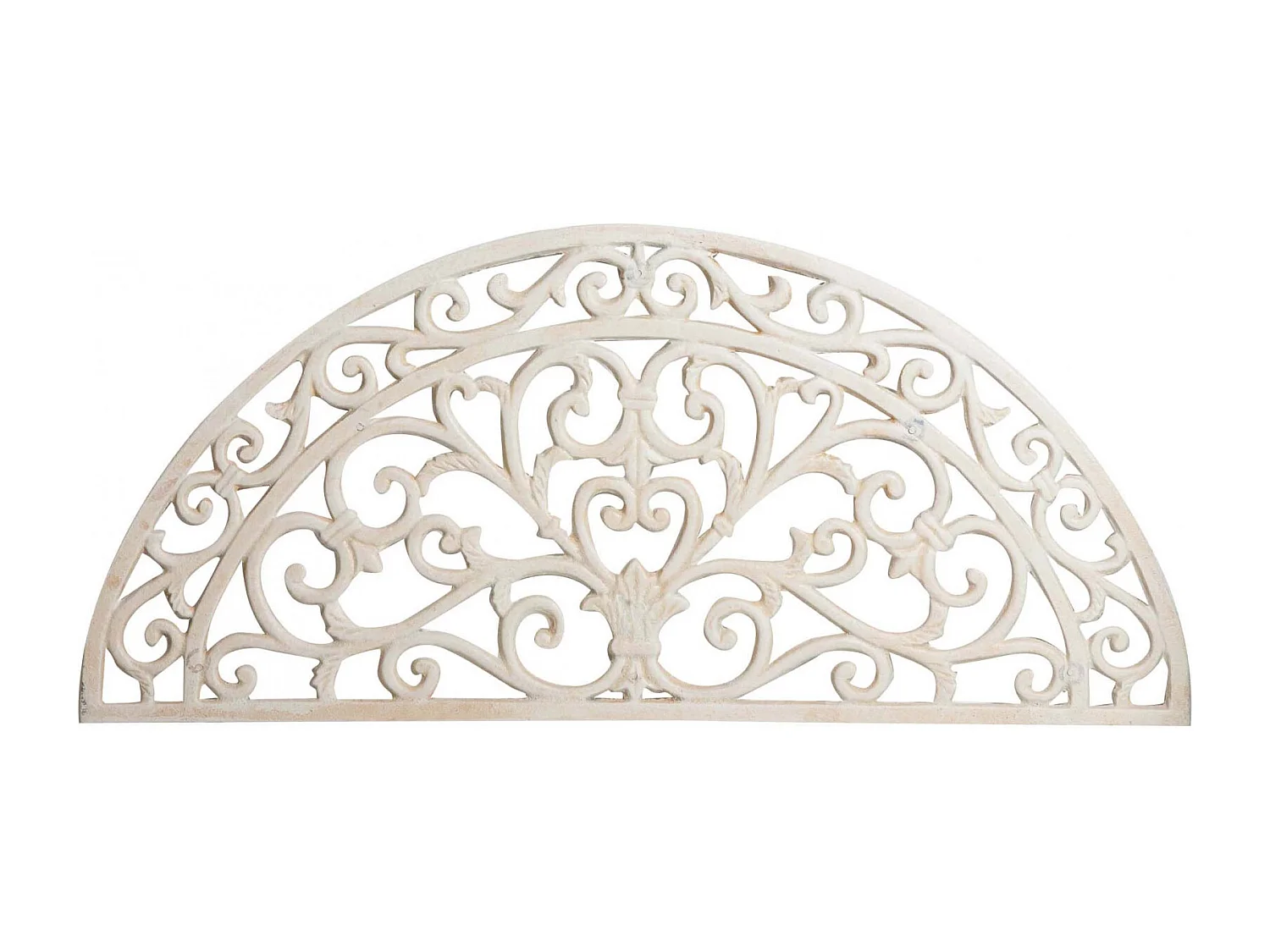 BISCOTTINI Paillasson en Fonte - Tapis d'Entrée Finition Antique - Tapis de Sol pour extérieur et entrée - 68x32x1