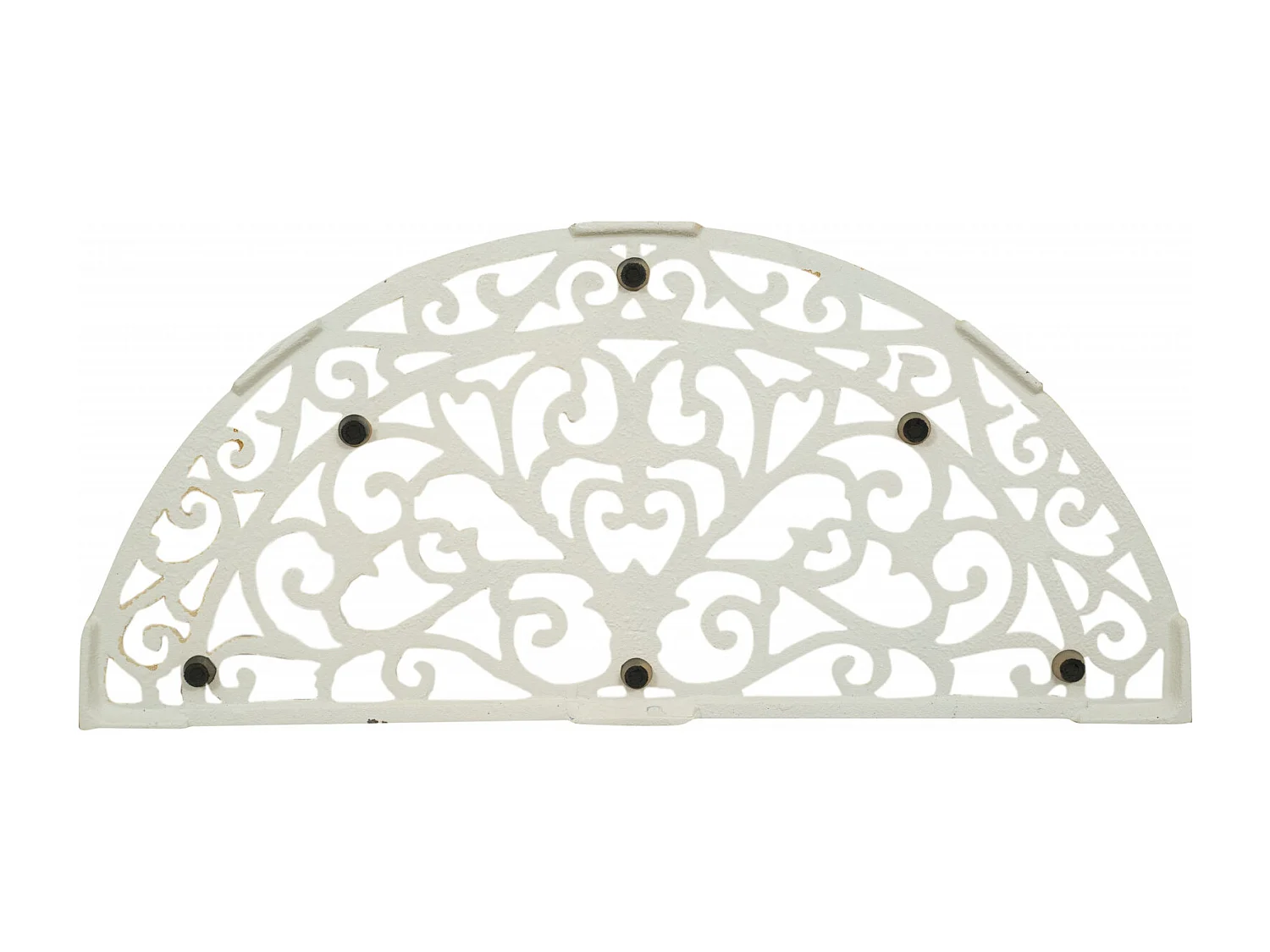 BISCOTTINI Paillasson en Fonte - Tapis d'Entrée Finition Antique - Tapis de Sol pour extérieur et entrée - 68x32x1