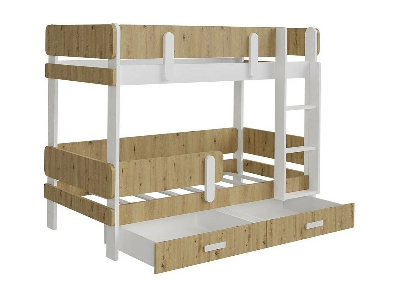 Beliche Henderson 144, De dois andares, Cinzento, Estrados de cama