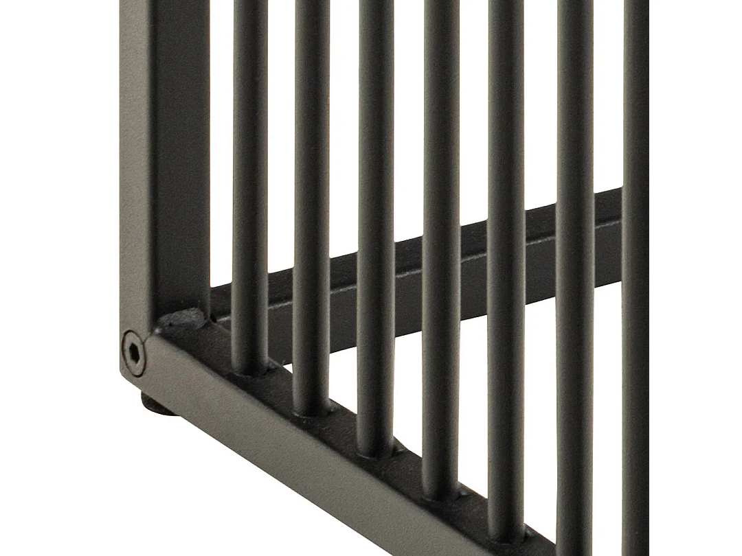 Strington table basse table d'angle 40x40x40cm verre, gris.