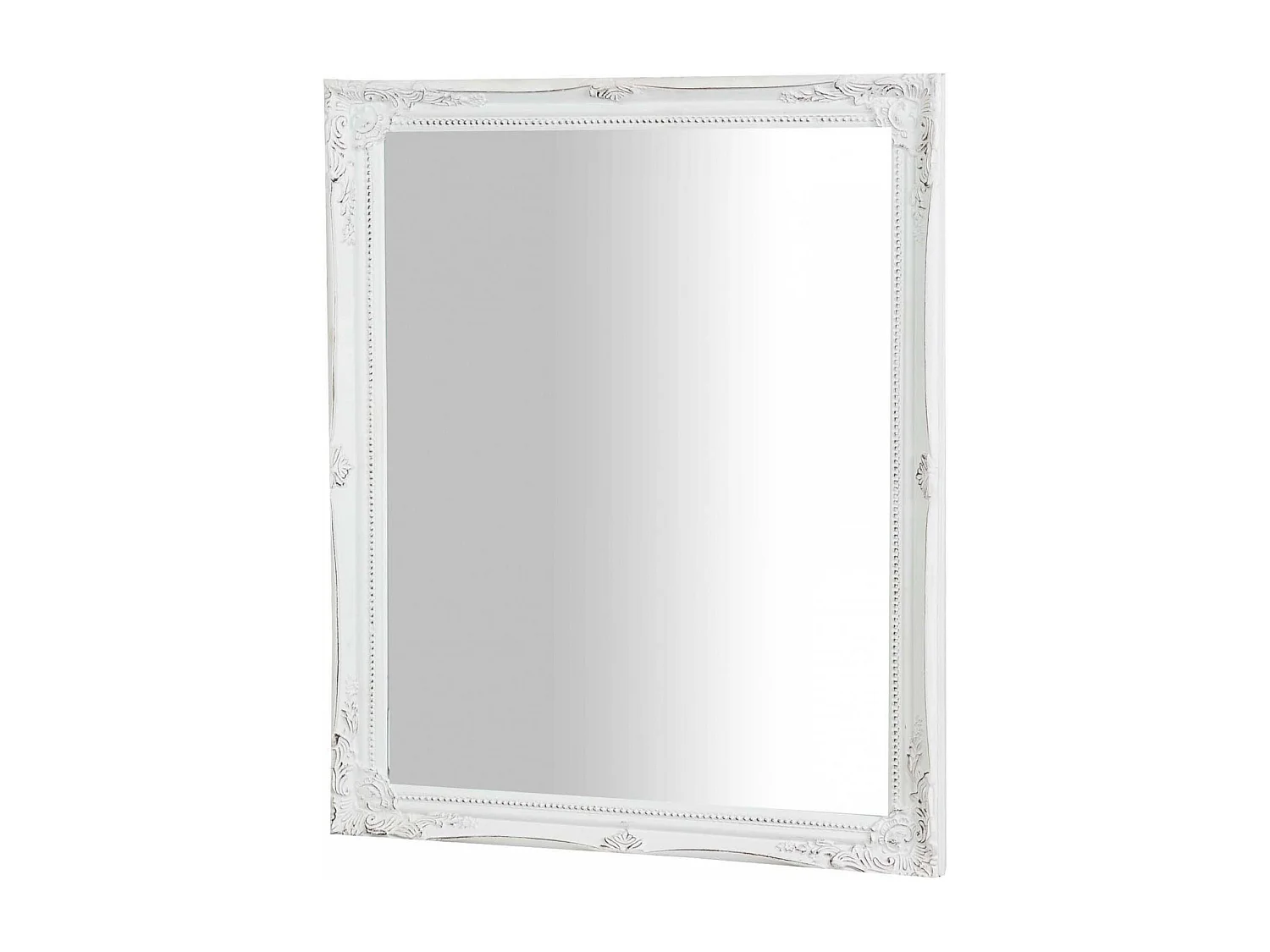 Miroir suspendu Shabby Chic - Bois - 47x57 cm