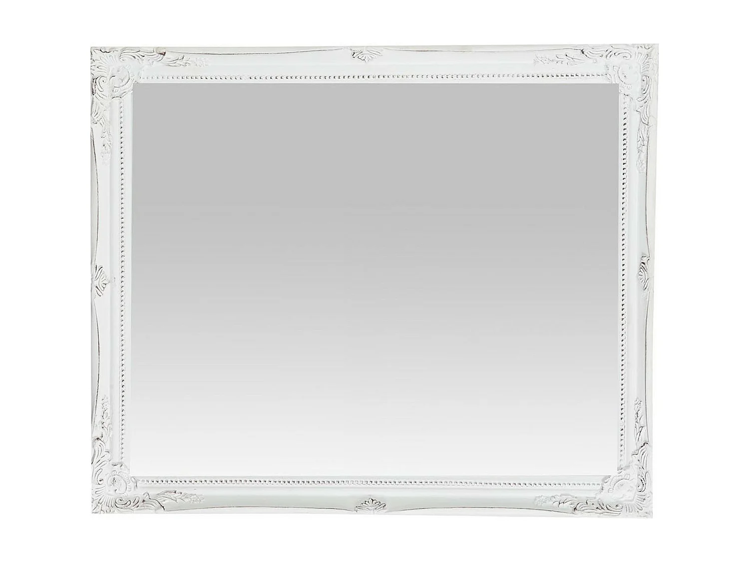 Miroir suspendu Shabby Chic - Bois - 47x57 cm