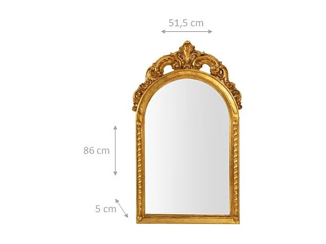 Miroir Charme- Bois - 86x51,5cm