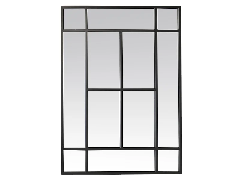 Miroir fenêtre en métal 140x100cm