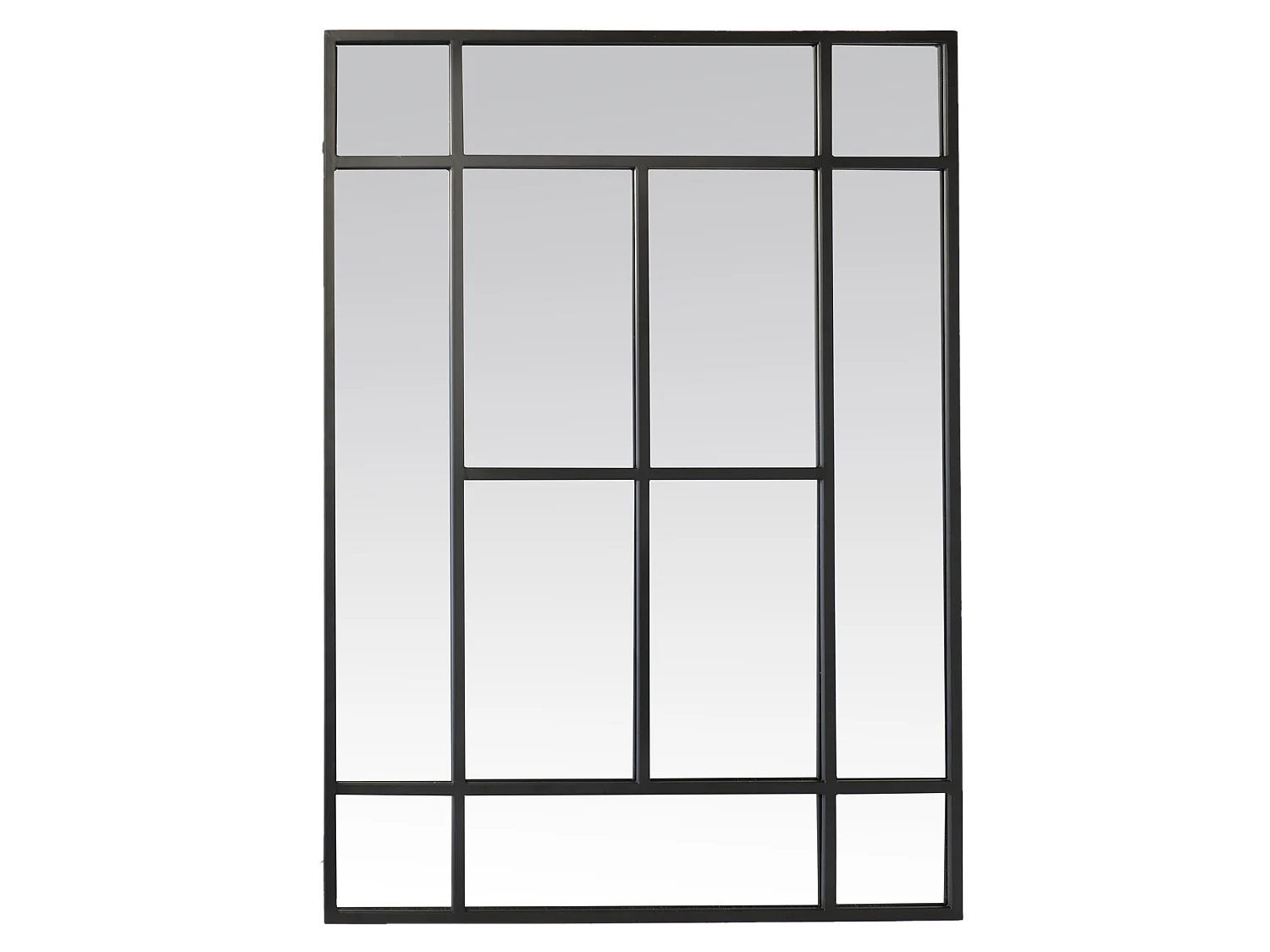 Miroir fenêtre en métal 140x100cm