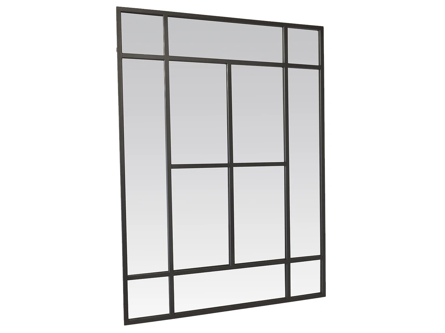 Miroir fenêtre en métal 140x100cm