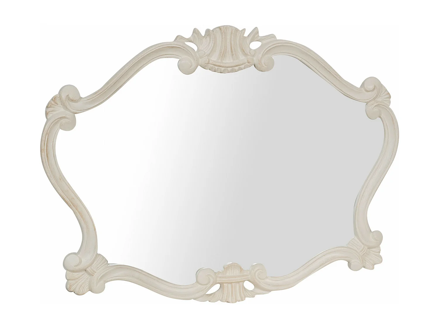 Miroir Baroque - Bois - 69x91 cm