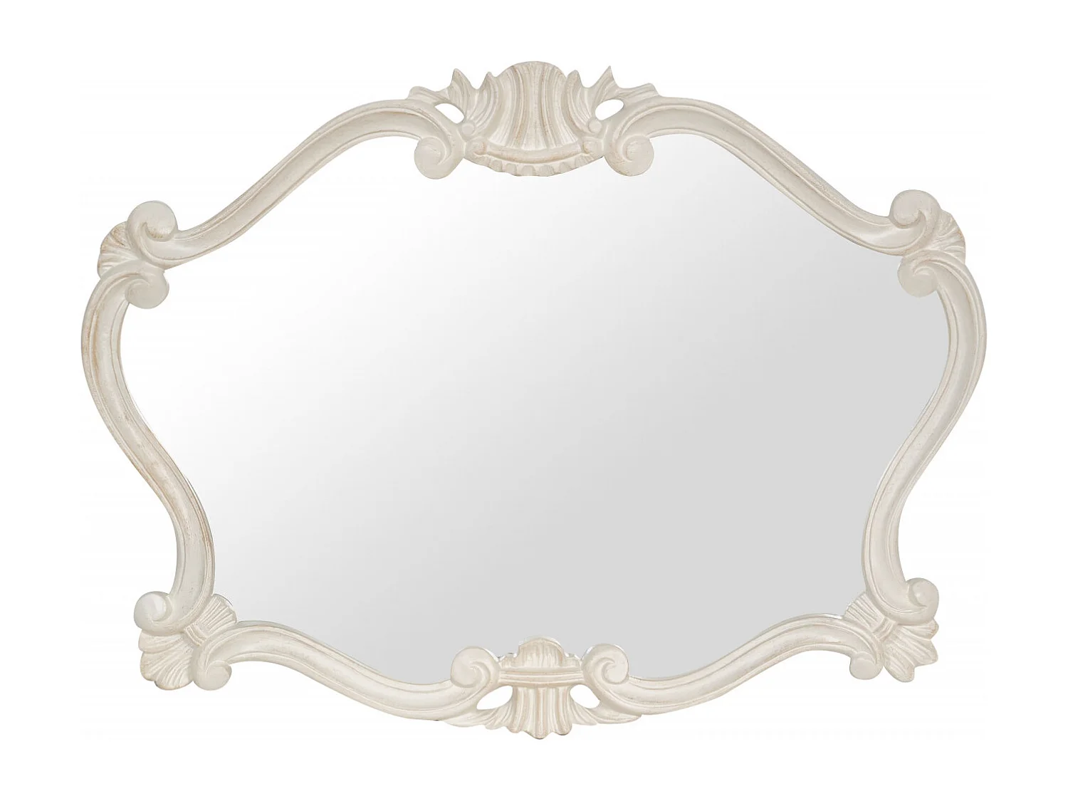 Miroir Baroque - Bois - 69x91 cm