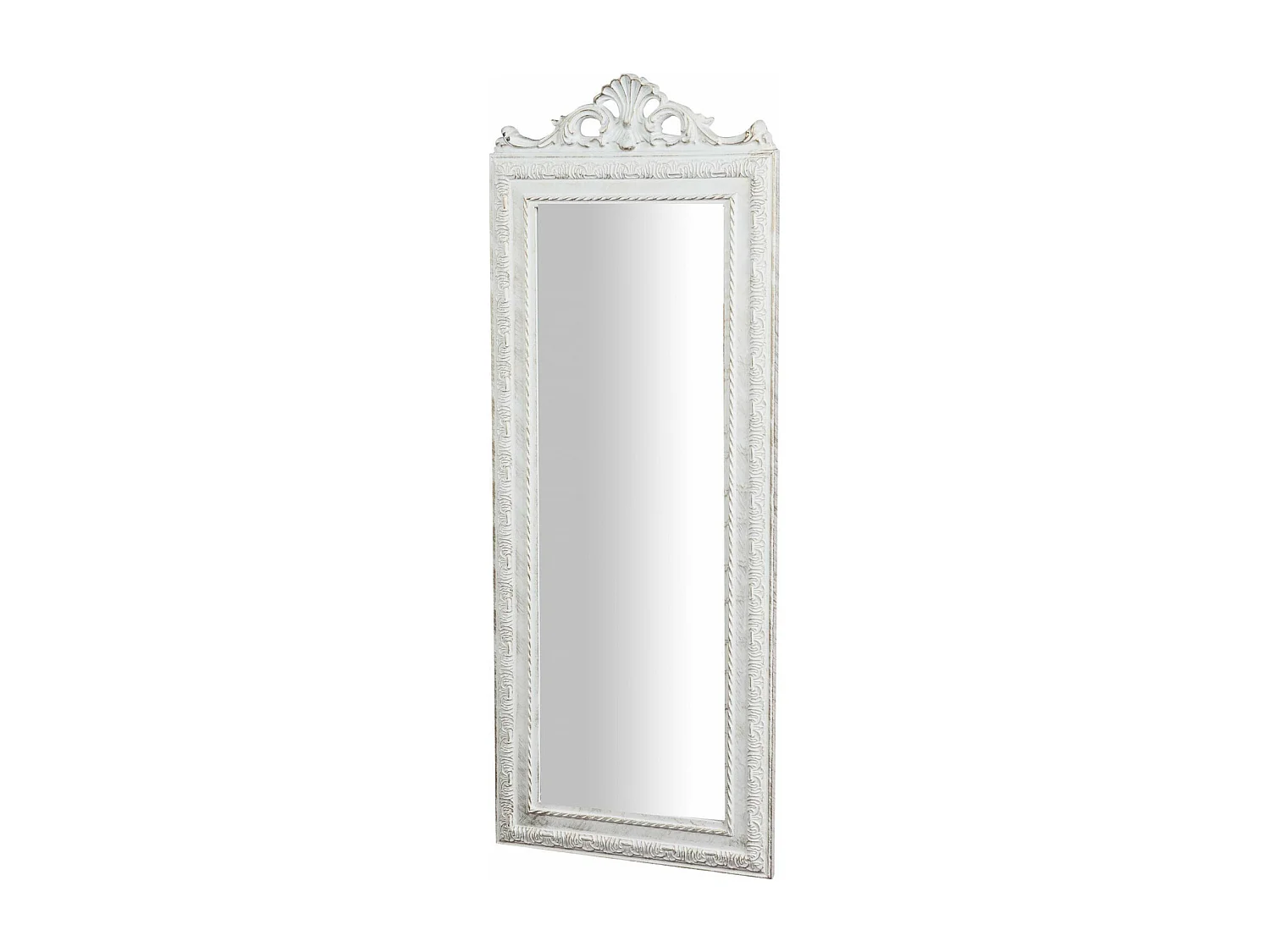 Miroir avec  finition antique- Bois - 35x90cm