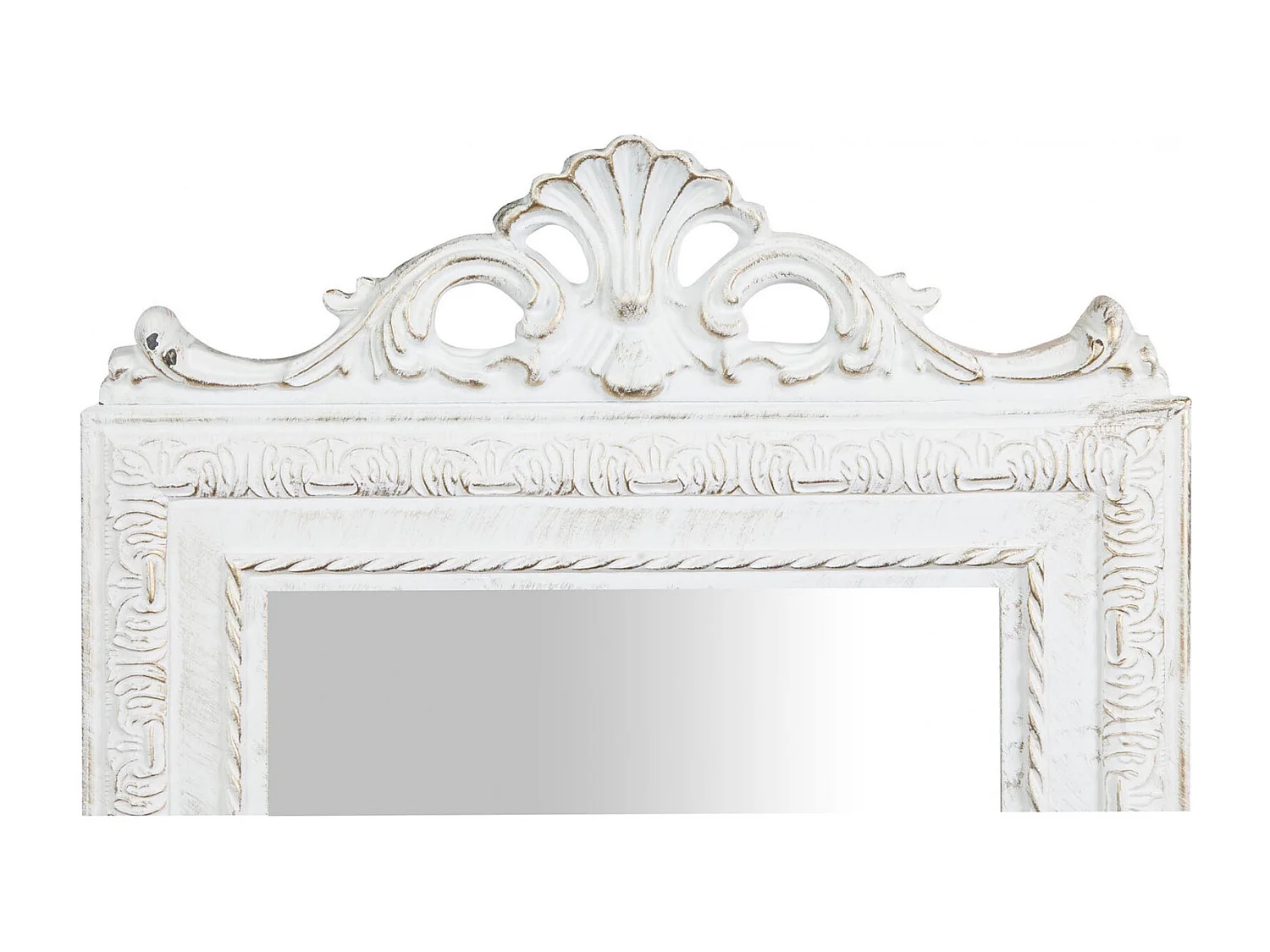 Miroir avec  finition antique- Bois - 35x90cm