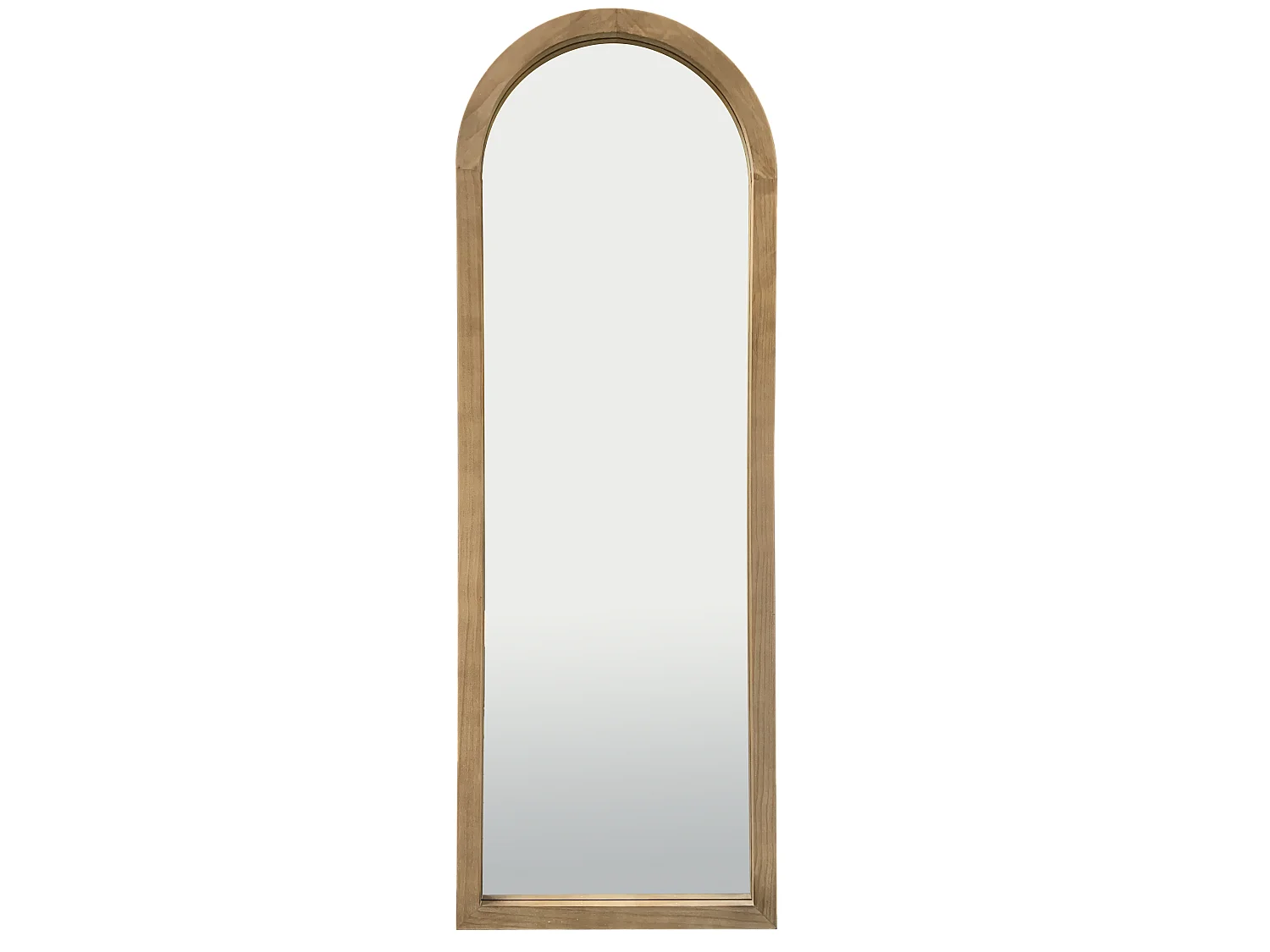 Miroir arche en bois clair 60x170cm