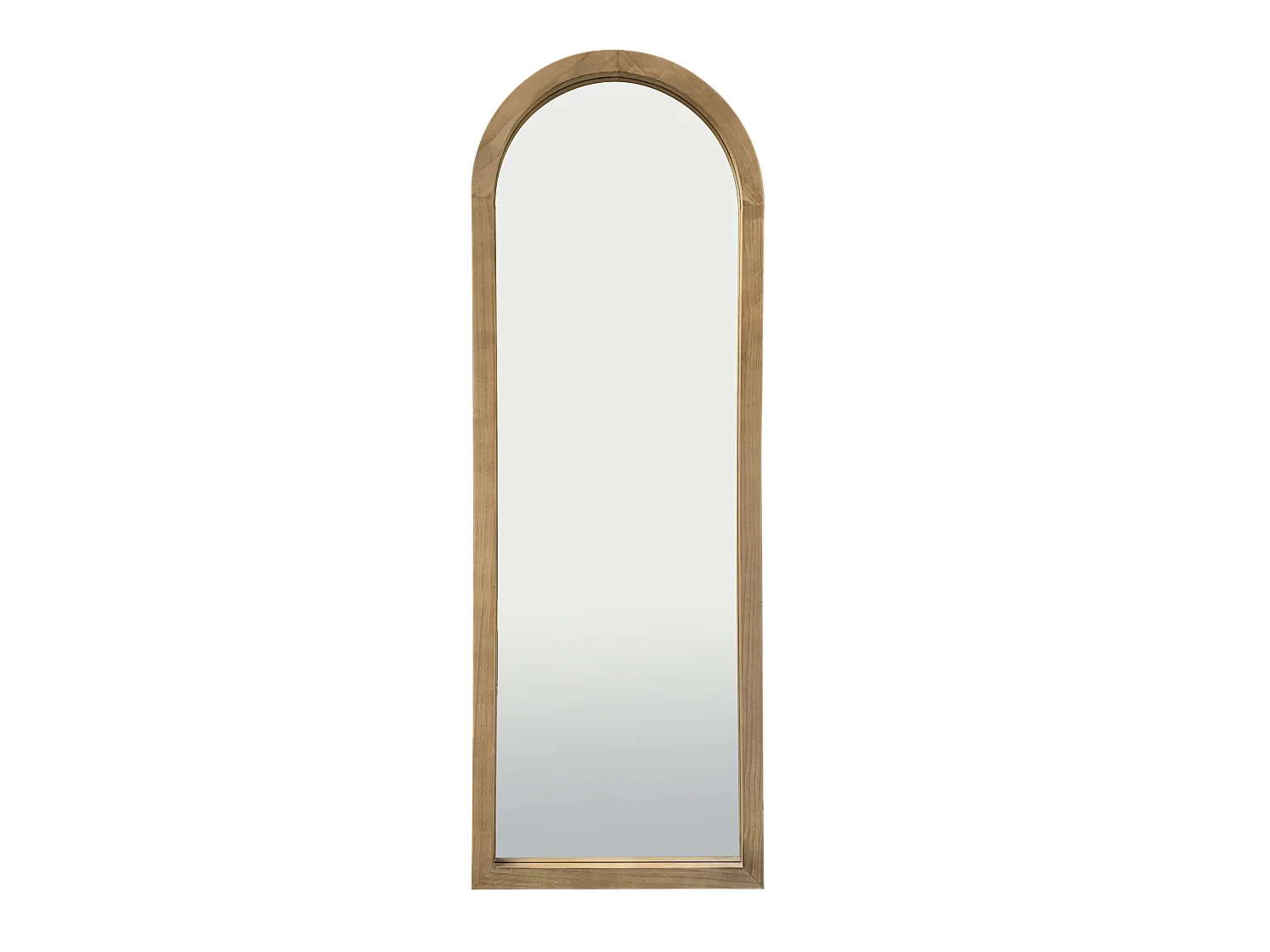 Miroir arche en bois clair 60x170cm