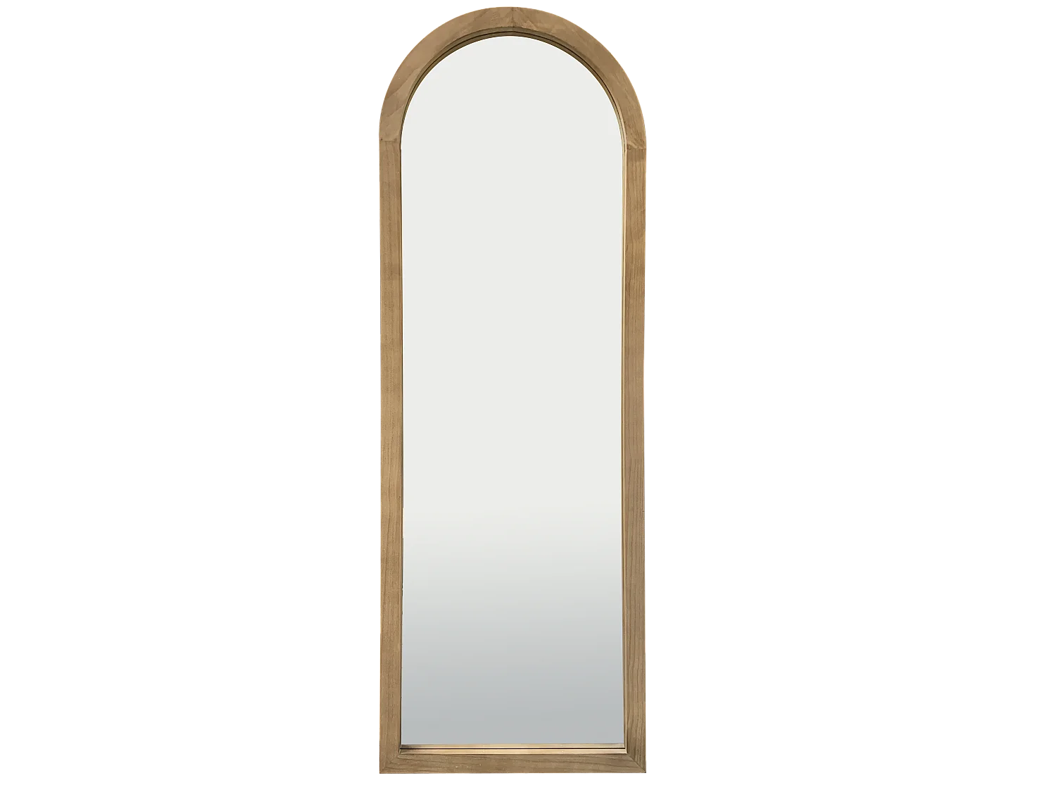 Miroir arche en bois clair 60x170cm