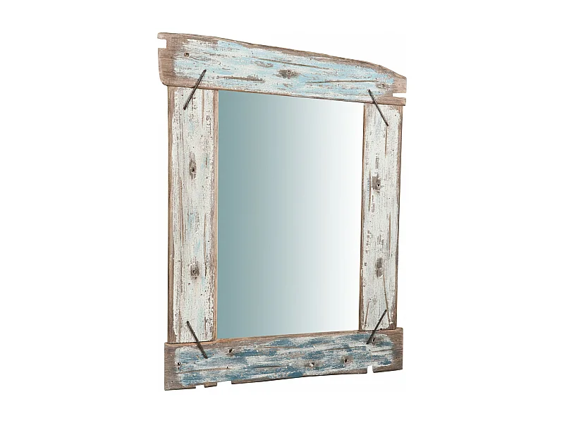 Miroir EcoAmi en bois massif peint à la main - 86x65,5 cm