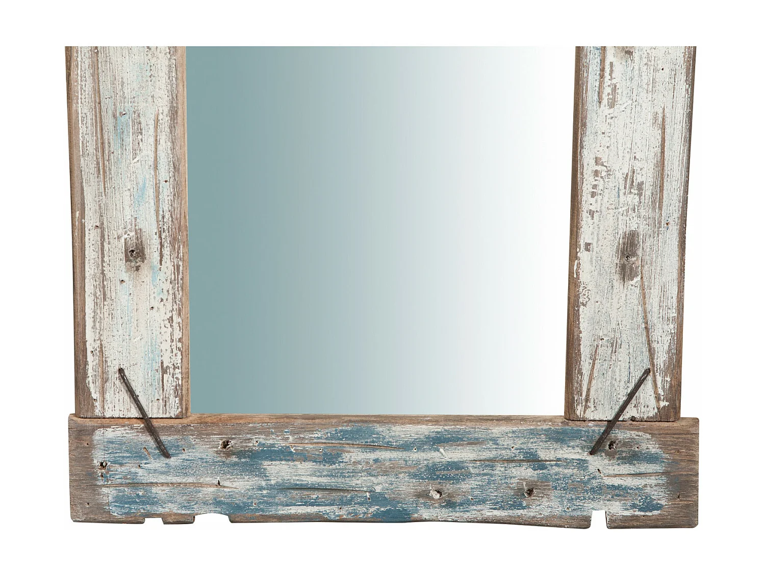 Miroir EcoAmi en bois massif peint à la main - 86x65,5 cm