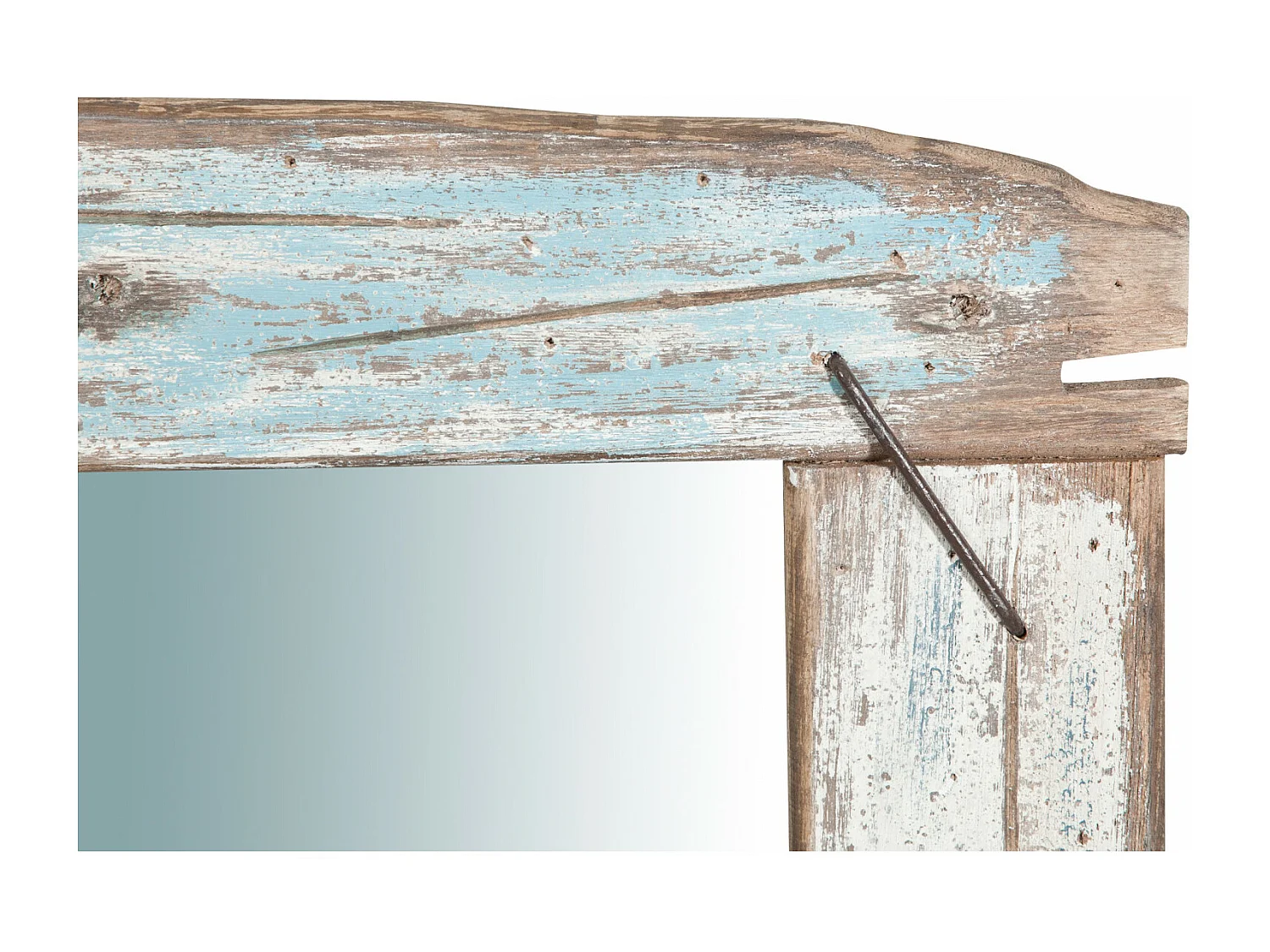 Miroir EcoAmi en bois massif peint à la main - 86x65,5 cm