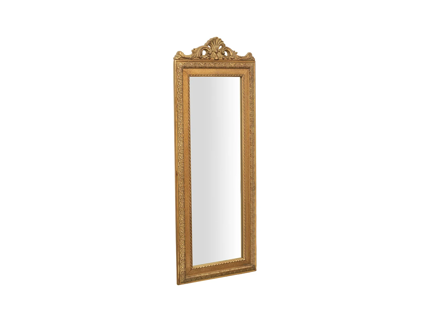 Miroir avec  finition antique- Bois - 35x90cm