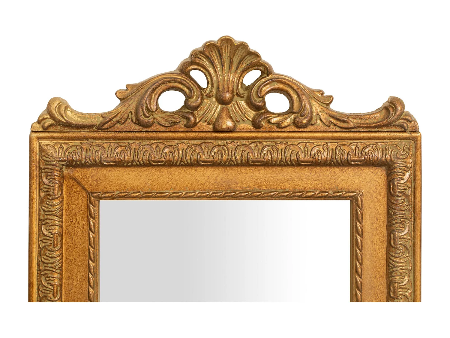 Miroir avec  finition antique- Bois - 35x90cm