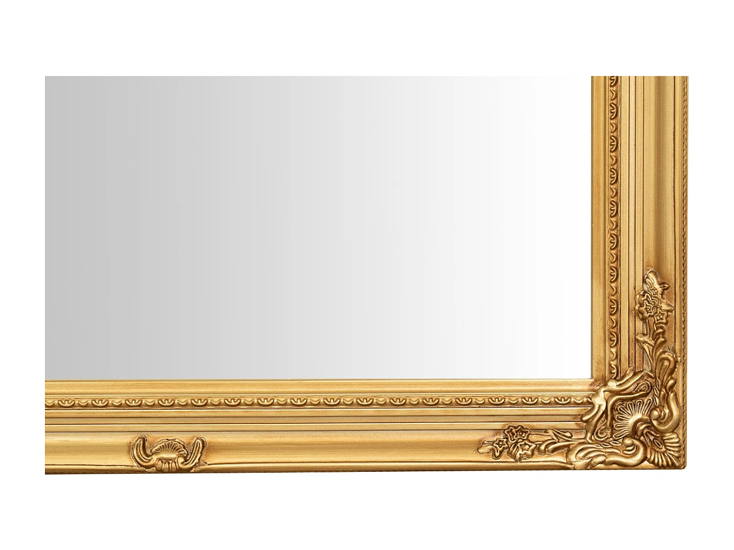 Miroir mural salle de bain, salon, chambre - Bois - 61x32 cm