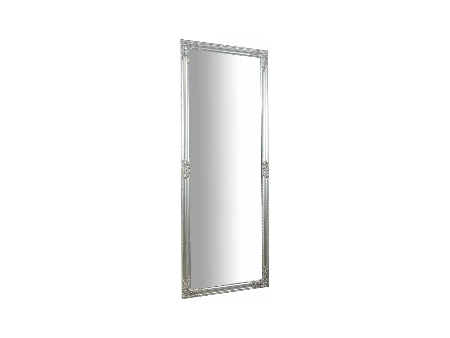 Miroir mural long - Miroir sol et mural cadre bois - 180x4x72 cm