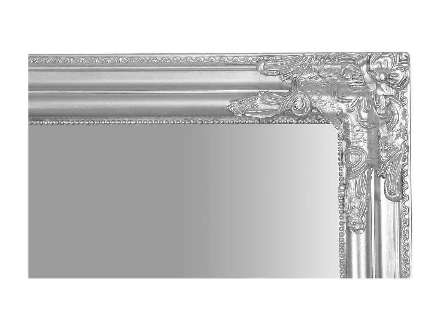Miroir mural long - Miroir sol et mural cadre bois - 180x4x72 cm
