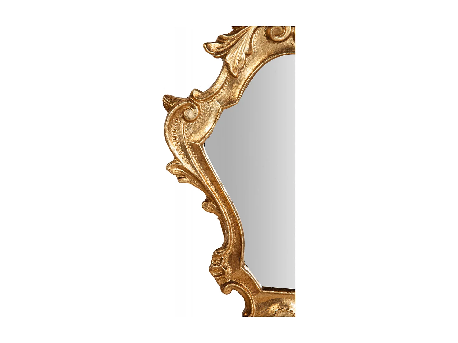 Miroir d'entrée baroque encadré 40x25 cm Made in Italy