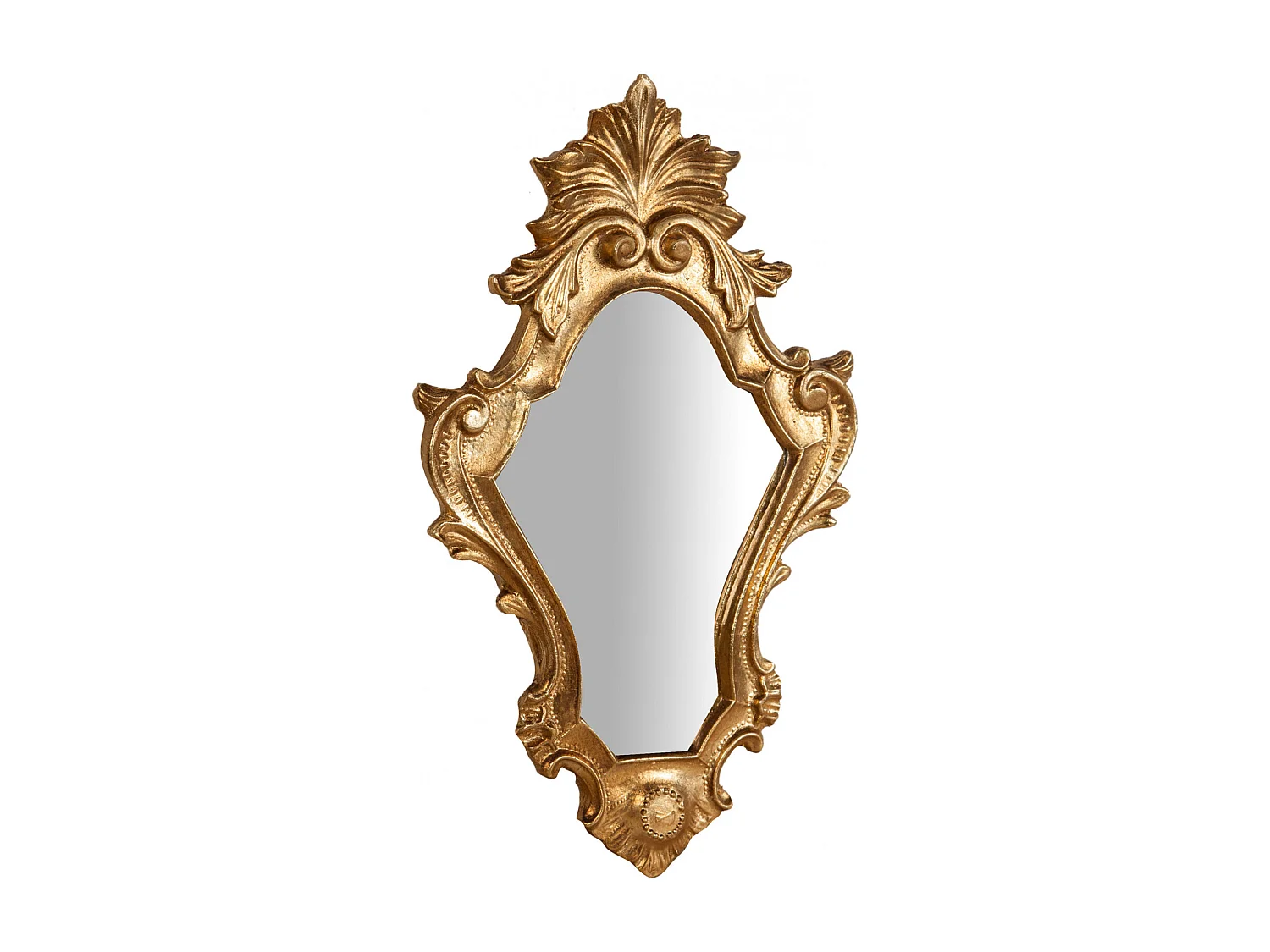 Miroir d'entrée baroque encadré 40x25 cm Made in Italy