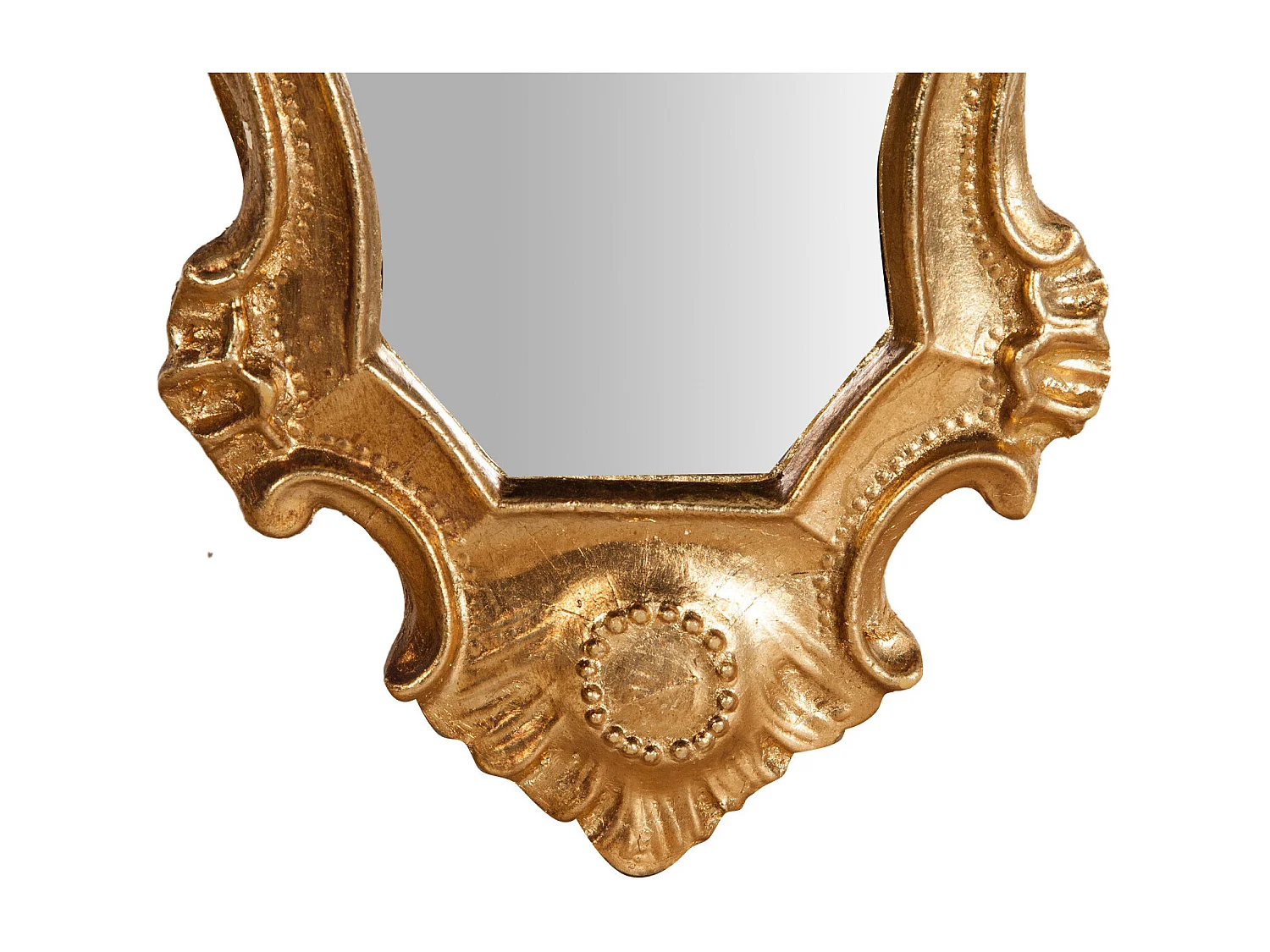 Miroir d'entrée baroque encadré 40x25 cm Made in Italy