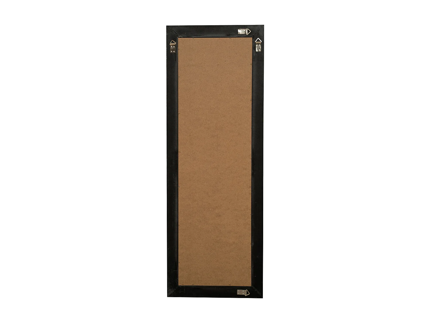 Miroir Empire finition argent et noir antique - Bois - 50x140 cm