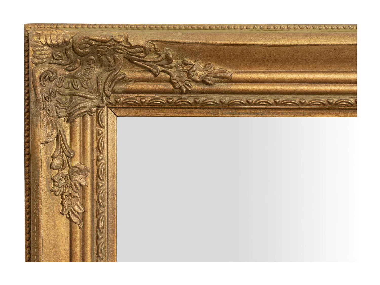 Miroir mural salle de bain, chambre, entrée avec crochets - Bois - 62x82x5 cm